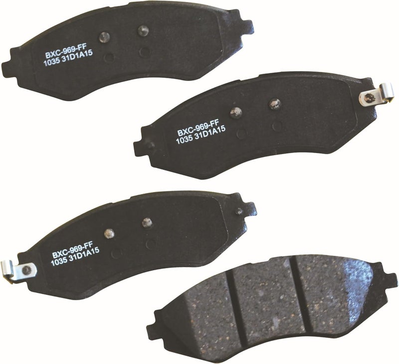 Bendix Premium SBC1035 Ceramic Front Brake Pads for Select Models Chevrolet Aveo, Aveo5, Optra, Spark, Spark EV, Pontiac G3, G3 Wave, Wave5, Suzuki Forenza, Reno, Swift+ - Image 1